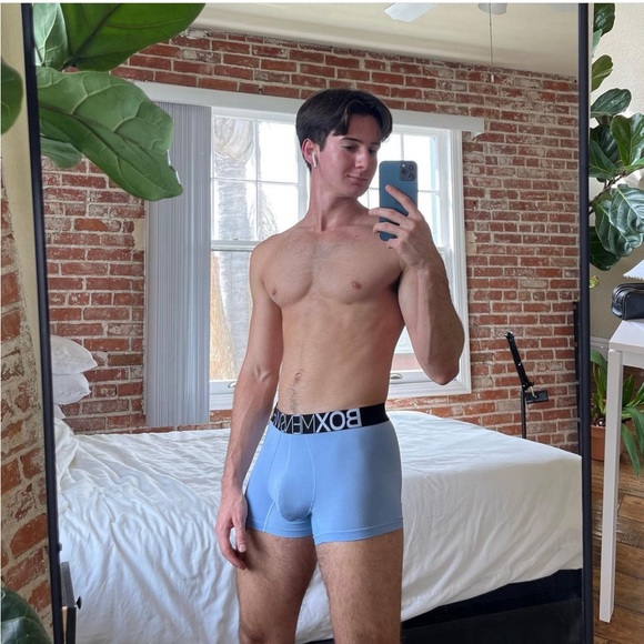 BoxMenswear NWT KING FIT BOXERS - POWDER BLUE Medium - Picture 9 of 14